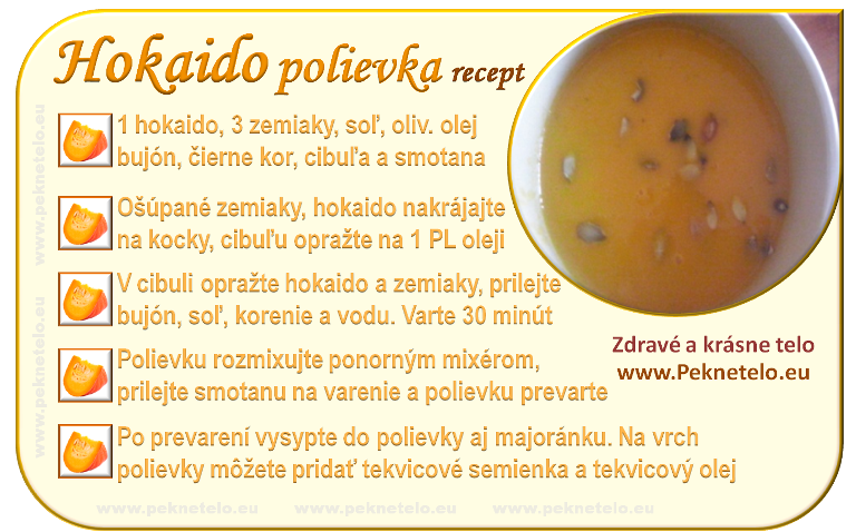 recept hokaido polievka