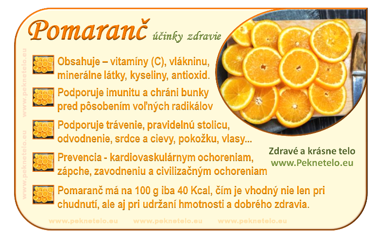Info obrázok pomaranč
