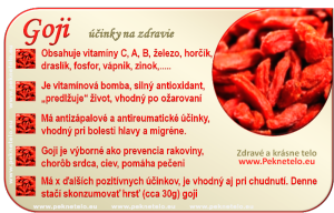 Info obrázok - Goji – kustovnica čínska