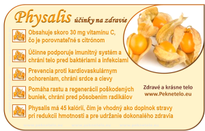 Physalis - židovská čerešňa - machovka - info obrázok