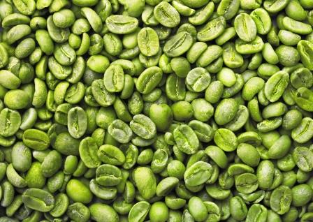 Zelené kávové zrná