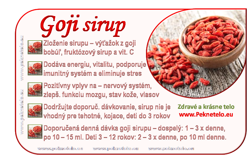 info goji sirup