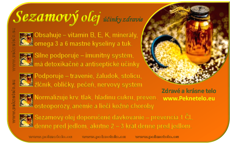 info sezamovy olej sk info sezamovy olej sk