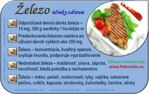 Železo - info obrázok